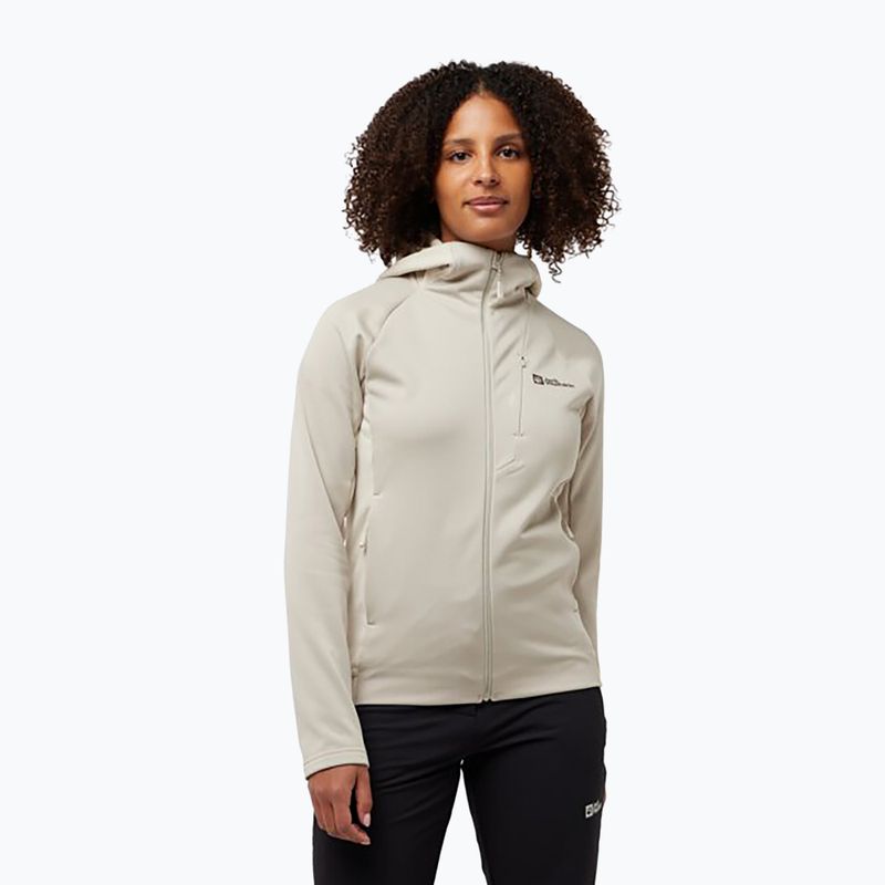 Bluza polarowa damska Jack Wolfskin Alpgrat seal