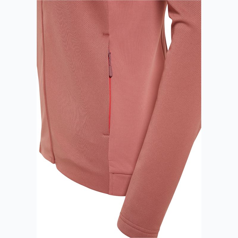 Bluza polarowa damska Jack Wolfskin Alpgrat mineral red 8