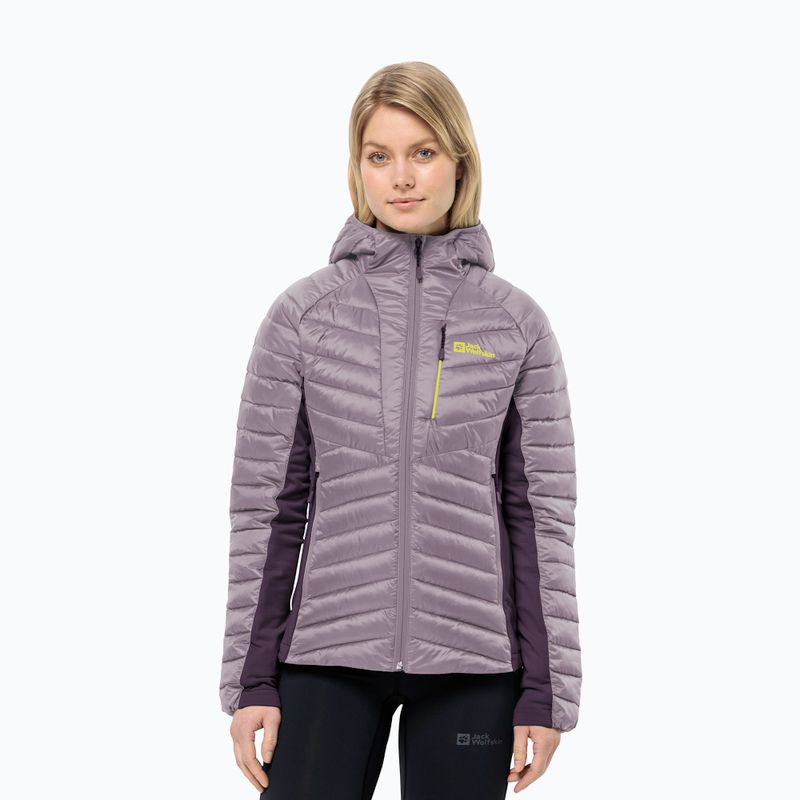 Kurtka hybrydowa damska Jack Wolfskin Routeburn Pro Ins wild blossom