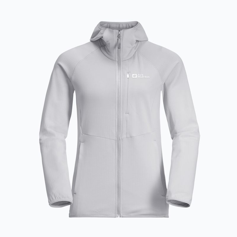 Bluza polarowa damska Jack Wolfskin Kolbenberg Hooded Fz cool grey 7