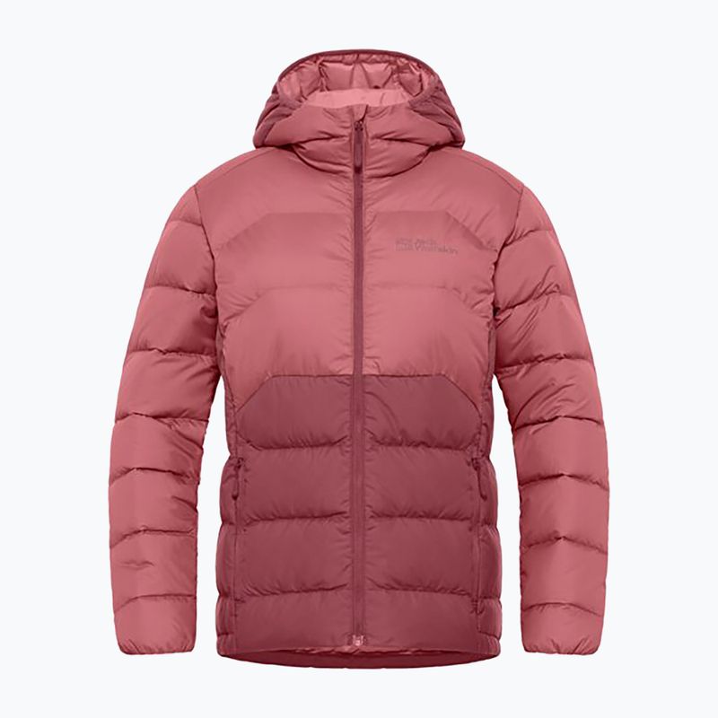 Kurtka puchowa damska Jack Wolfskin Ather Down Hoody red ochre 8