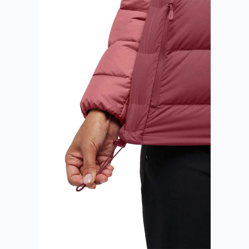 Kurtka puchowa damska Jack Wolfskin Ather Down Hoody red ochre 7