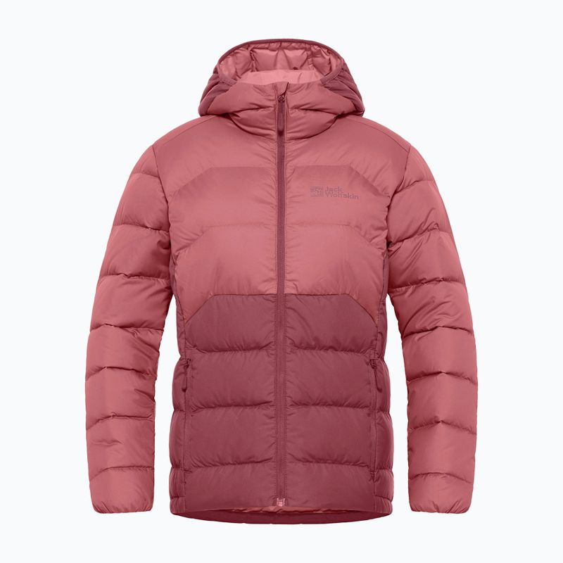 Kurtka puchowa damska Jack Wolfskin Ather Down Hoody red ochre 10