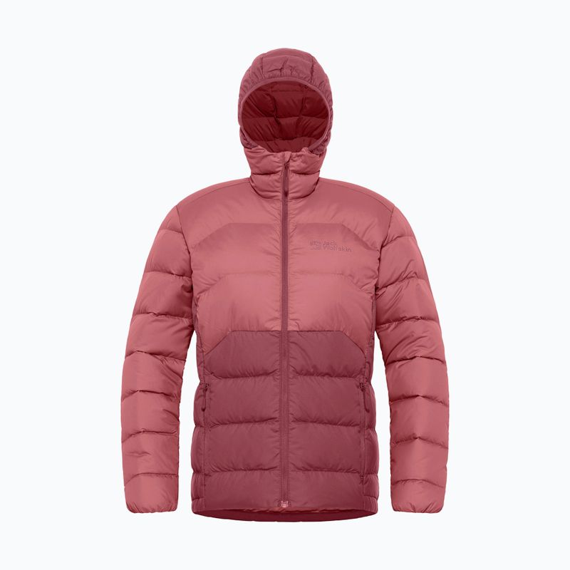 Kurtka puchowa damska Jack Wolfskin Ather Down Hoody red ochre 11