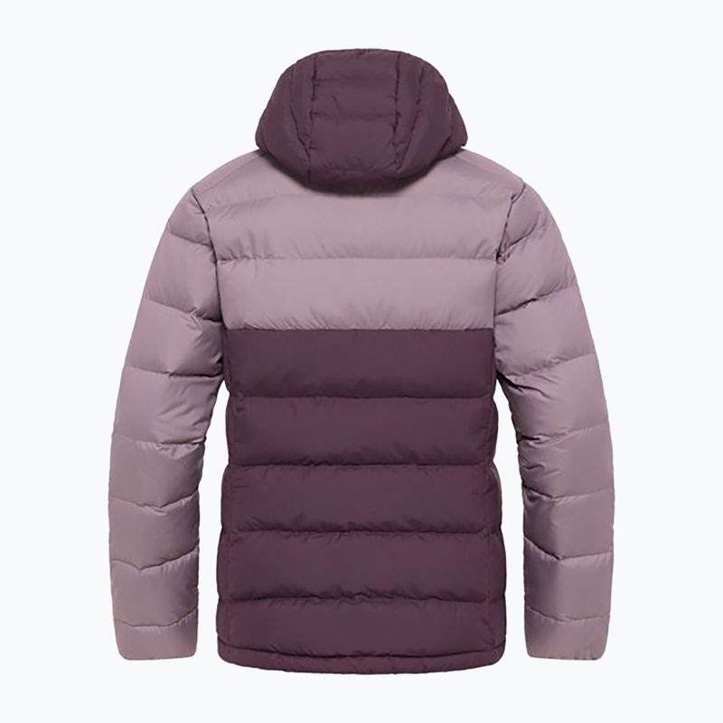 Kurtka puchowa damska Jack Wolfskin Ather Down Hoody midnight plum 8