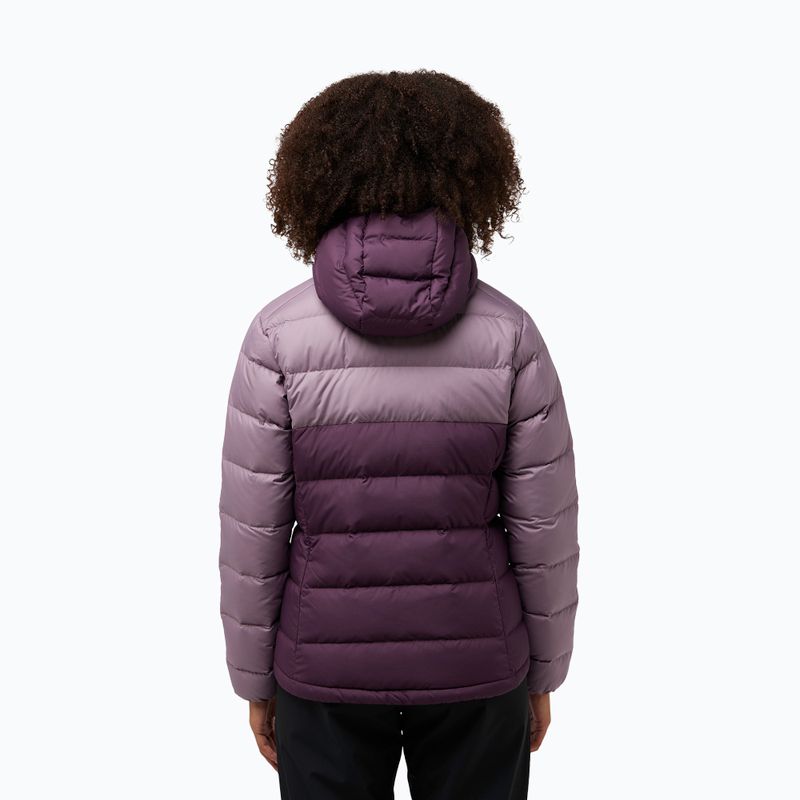 Kurtka puchowa damska Jack Wolfskin Ather Down Hoody midnight plum 2