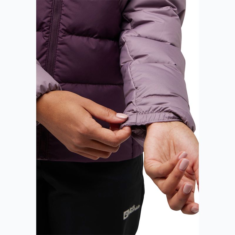 Kurtka puchowa damska Jack Wolfskin Ather Down Hoody midnight plum 5