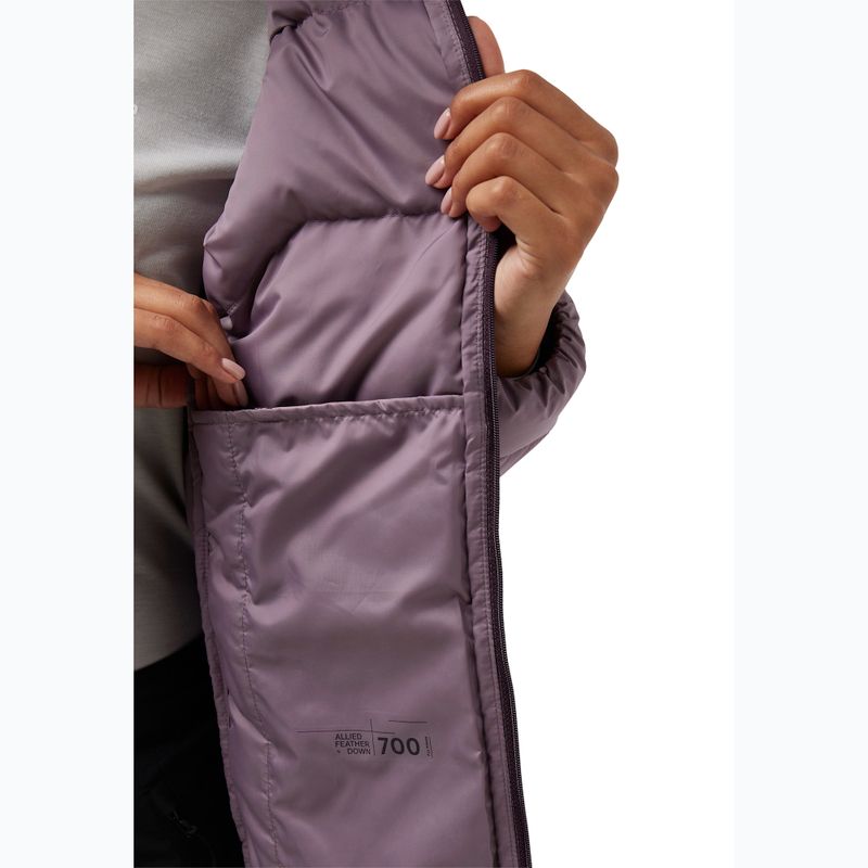 Kurtka puchowa damska Jack Wolfskin Ather Down Hoody midnight plum 7