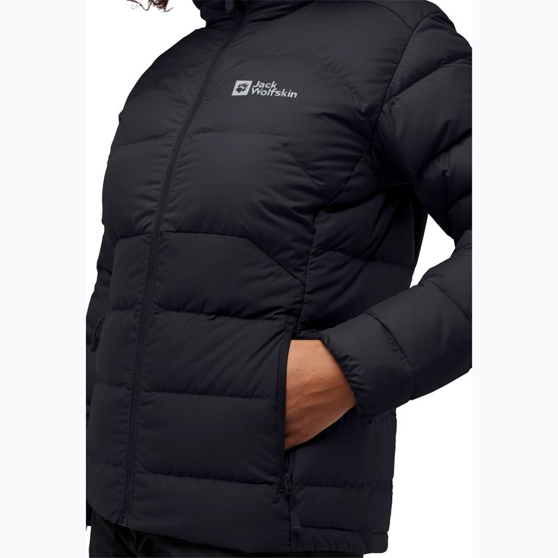 Kurtka puchowa damska Jack Wolfskin Ather Down Hoody black 7