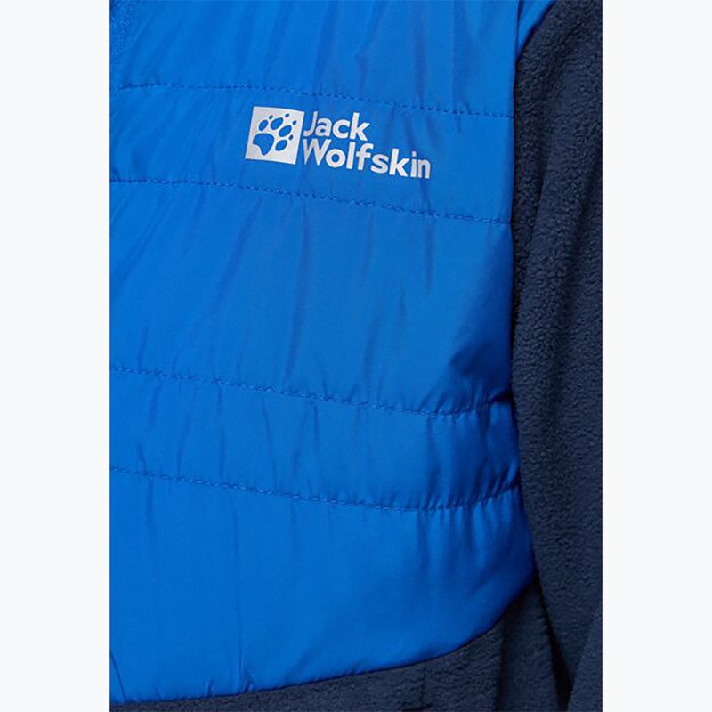Kurtka hybrydowa dziecięca Jack Wolfskin Haldor Hybrid crisp cobalt 3