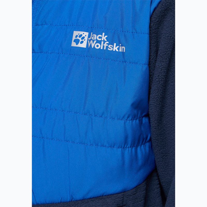 Kurtka hybrydowa dziecięca Jack Wolfskin Haldor Hybrid crisp cobalt 5