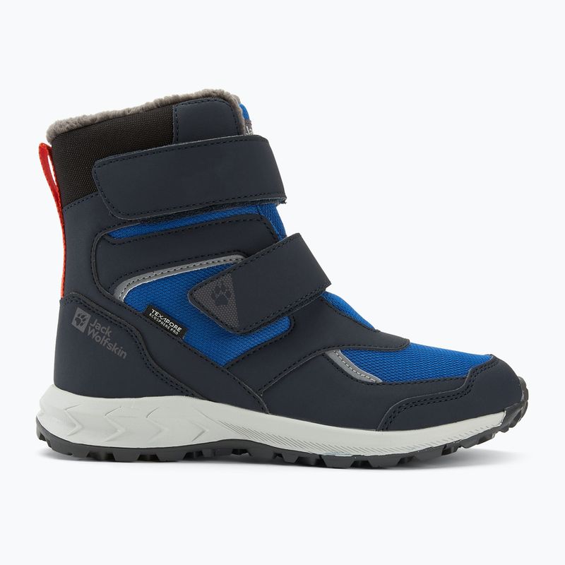 Śniegowce dziecięce Jack Wolfskin Woodland WT Texapore High VC crisp cobalt 2