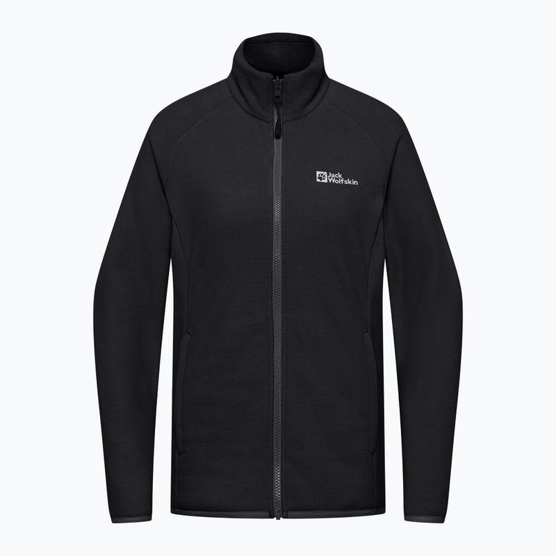 Bluza polarowa damska Jack Wolfskin Moonrise Full Zip black 7
