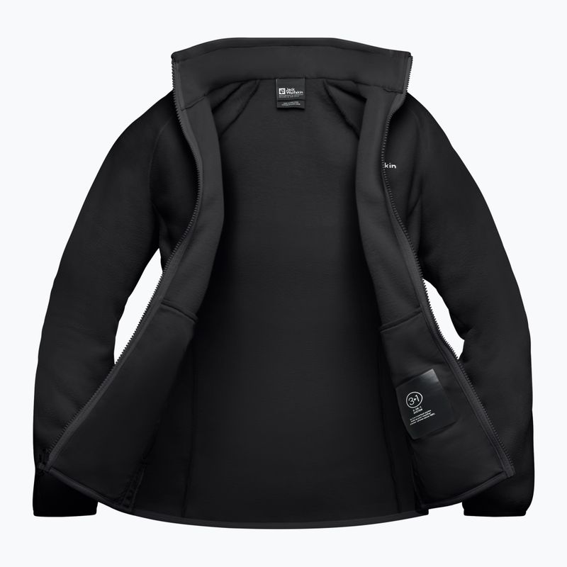 Bluza polarowa damska Jack Wolfskin Moonrise Full Zip black 9