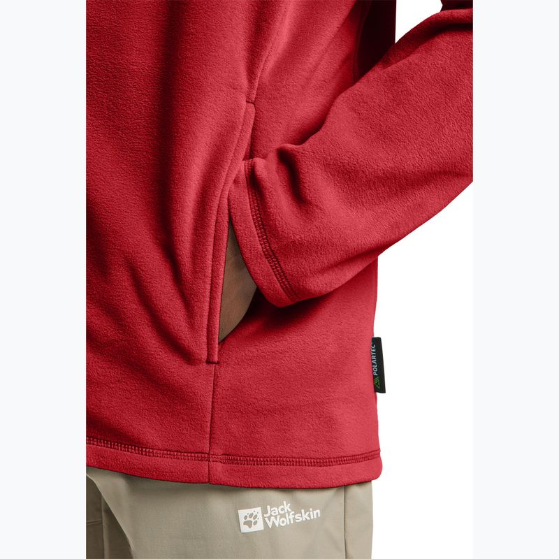 Bluza polarowa męska Jack Wolfskin Taunus Fz adrenaline red 6