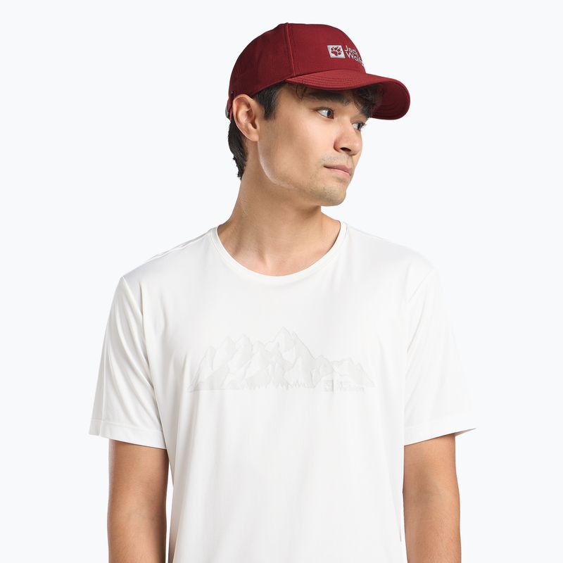 Czapka z daszkiem Jack Wolfskin Baseball Cap deep ruby 7