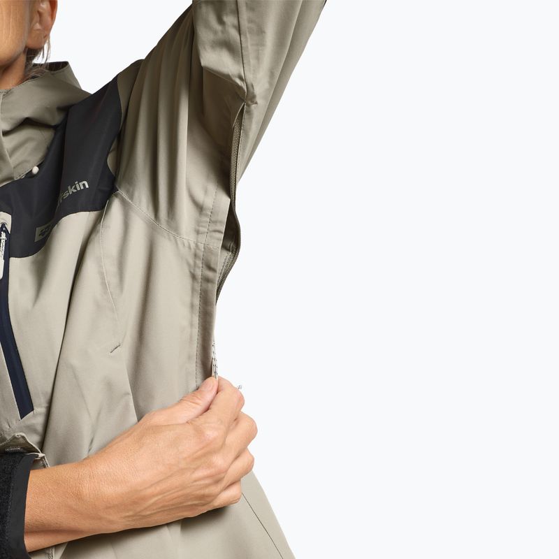 Kurtka przeciwdeszczowa damska Jack Wolfskin Jasper 2L stone 6