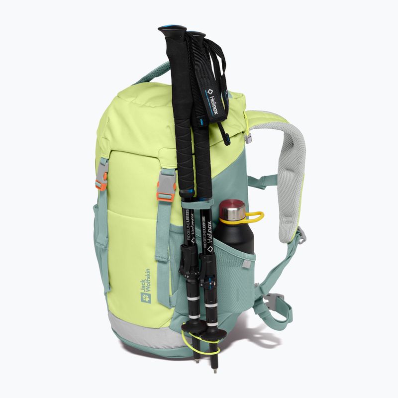 Plecak turystyczny dziecięcy Jack Wolfskin Waldspieler 20 l cool matcha 3