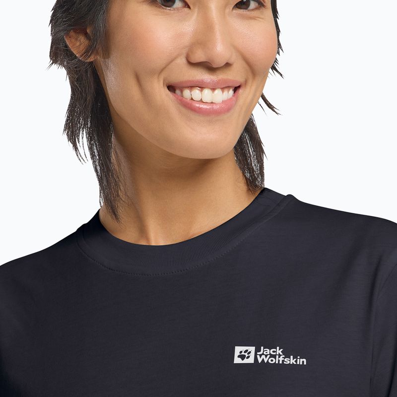Koszulka damska Jack Wolfskin Essential dark navy 4