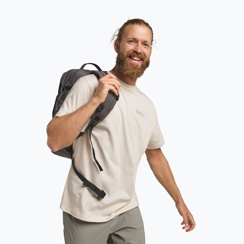 Koszulka męska Jack Wolfskin Essential cotton white 3