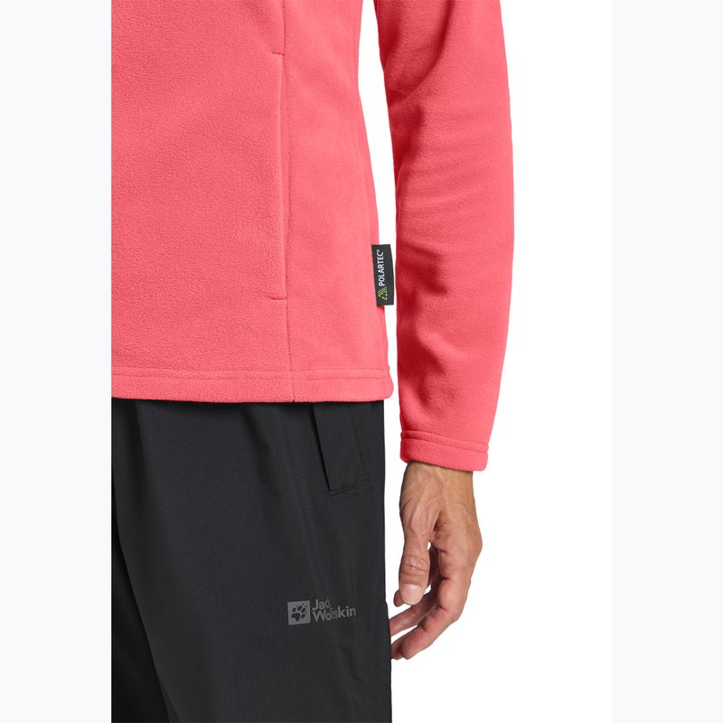 Bluza polarowa damska Jack Wolfskin Taunus Fz sunset coral 7