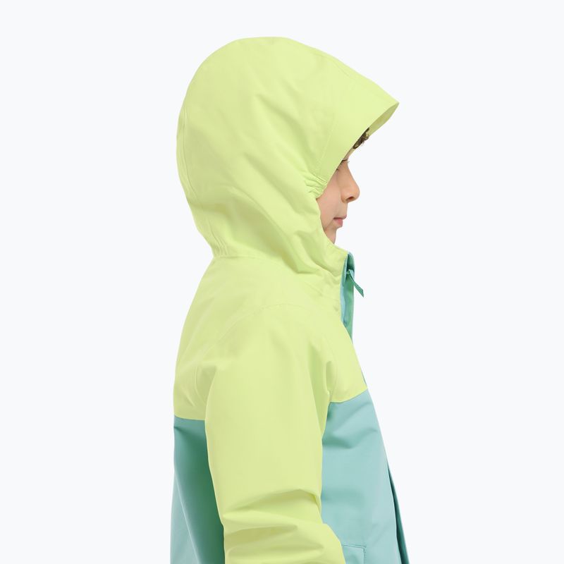 Kurtka przeciwdeszczowa dziecięca Jack Wolfskin Tucan soft jade 4