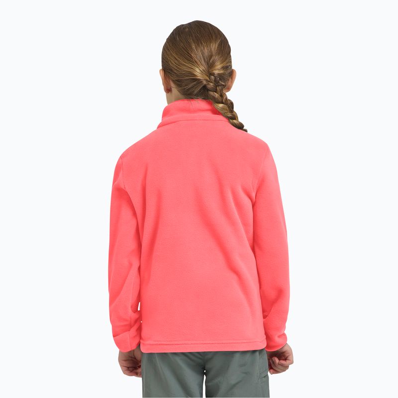 Bluza polarowa dziecięca Jack Wolfskin Taunus sunset coral 14