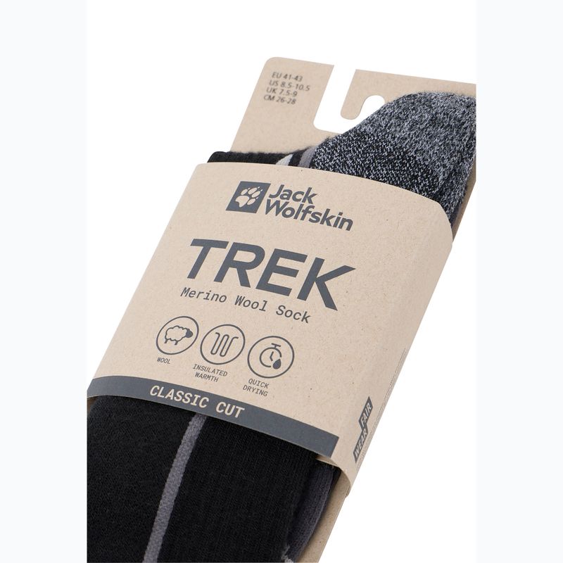 Skarpety Jack Wolfskin Trek Merino CL black 4