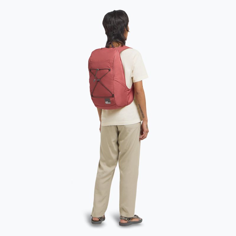 Plecak miejski damski Jack Wolfskin Serene 18 l mineral red 10