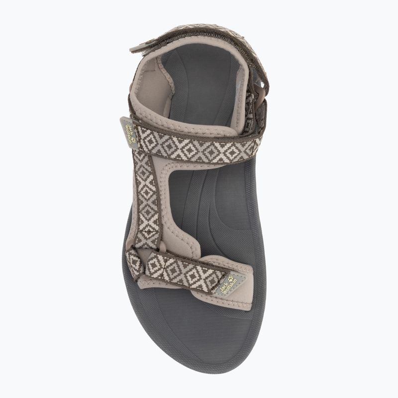 Sandały damskie Jack Wolfskin Wave Breaker cold coffee 5
