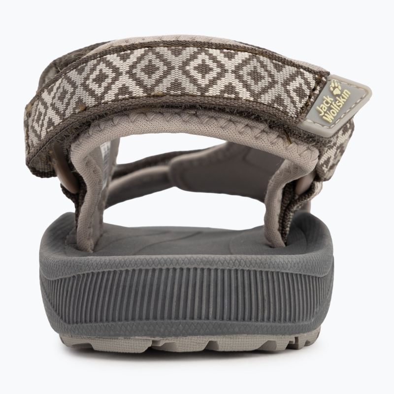 Sandały damskie Jack Wolfskin Wave Breaker cold coffee 6
