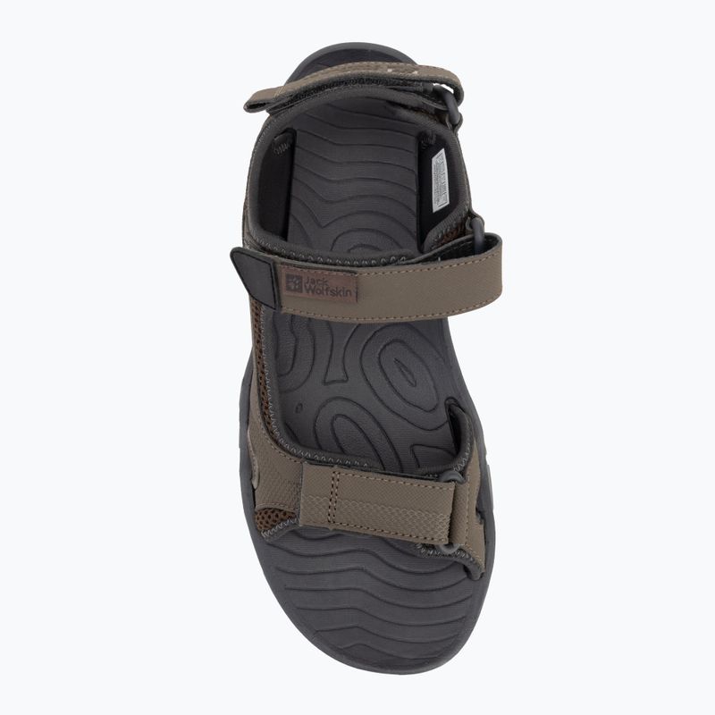 Sandały męskie Jack Wolfskin Lakewood Cruise cold coffee 5