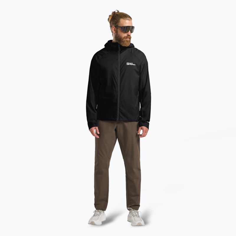 Kurtka przeciwwiatrowa męska Jack Wolfskin Prelight Octa black 2