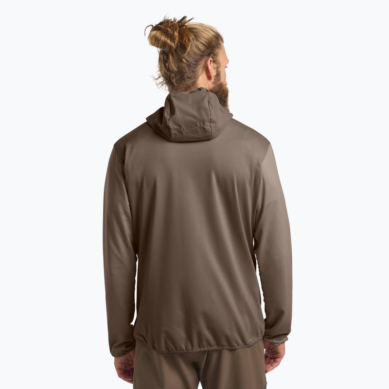 Bluza trekkingowa męska Jack Wolfskin Prelight Trail Hoody cold coffee 3