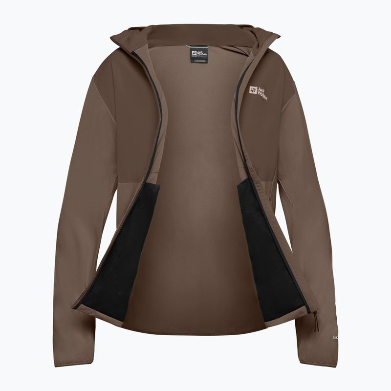 Bluza trekkingowa męska Jack Wolfskin Prelight Trail Hoody cold coffee 9