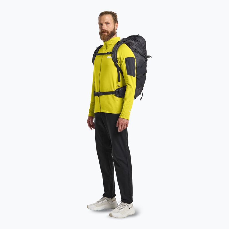 Bluza trekkingowa męska Jack Wolfskin Prelight Full Zip chartreuse 2