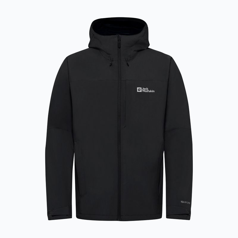 Kurtka przeciwdeszczowa męska Jack Wolfskin Tempest 2l black 8