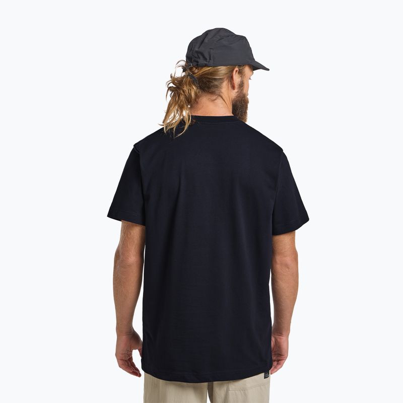 Koszulka męska Jack Wolfskin Jack Wolfskin Brand T wood dark navy 3