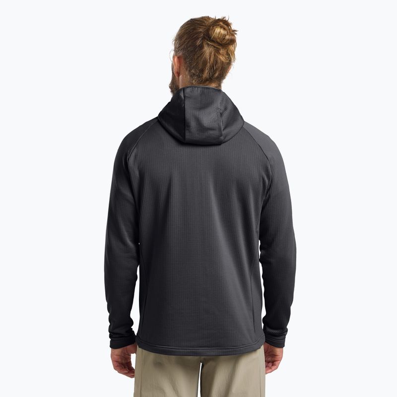 Bluza polarowa męska Jack Wolfskin Kolbenberg Hooded Full Zip phantom 3
