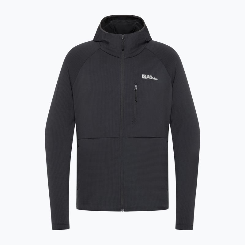 Bluza polarowa męska Jack Wolfskin Kolbenberg Hooded Full Zip phantom 8