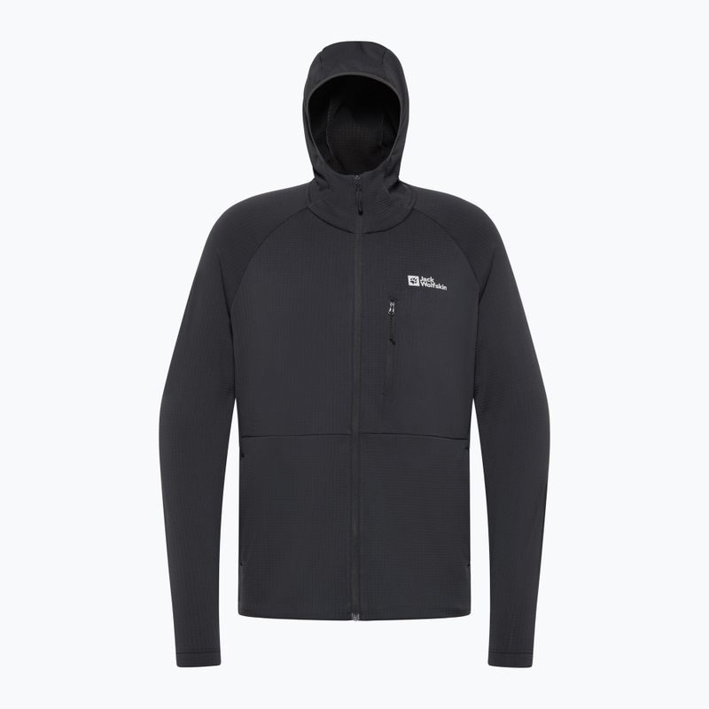Bluza polarowa męska Jack Wolfskin Kolbenberg Hooded Full Zip phantom 9
