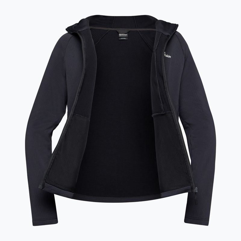 Bluza polarowa męska Jack Wolfskin Kolbenberg Hooded Full Zip phantom 11