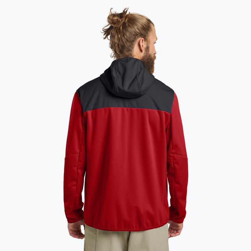 Kurtka softshell męska Jack Wolfskin Feldberg Hoody adrenaline red 3