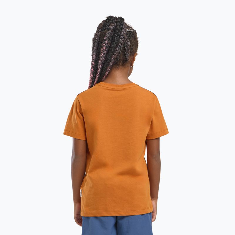 Koszulka dziecięca Jack Wolfskin Graphic Cotton T print soft amber 6
