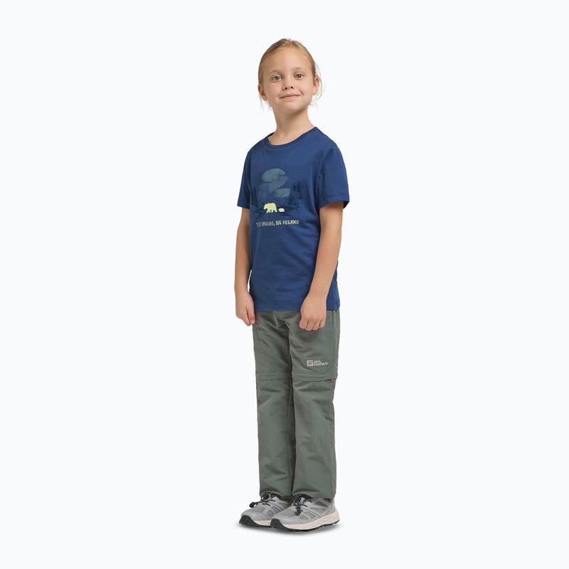 Koszulka dziecięca Jack Wolfskin Graphic Cotton T print evening sky 2