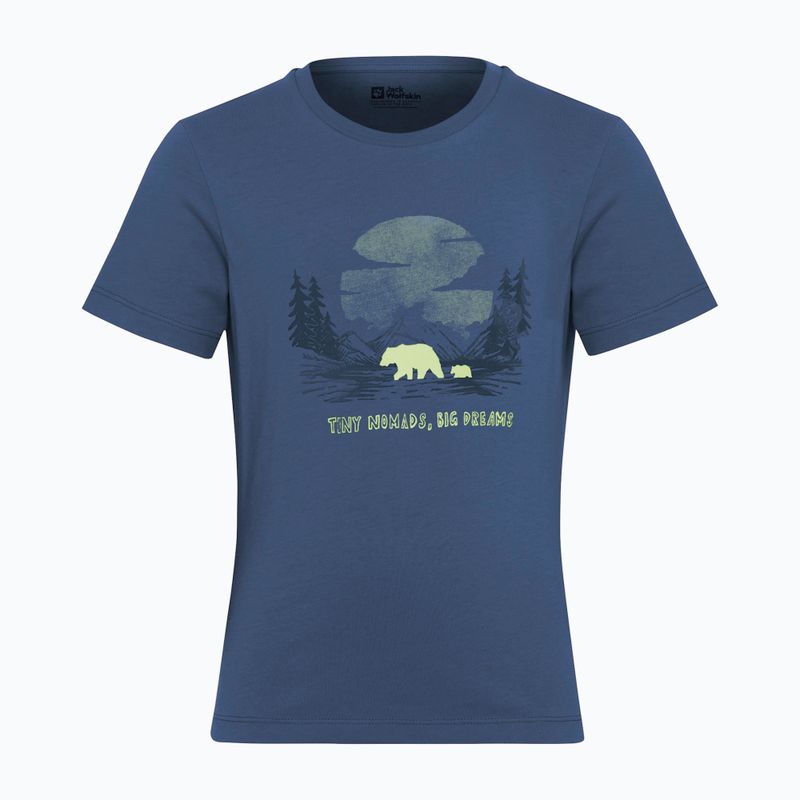 Koszulka dziecięca Jack Wolfskin Graphic Cotton T print evening sky 8