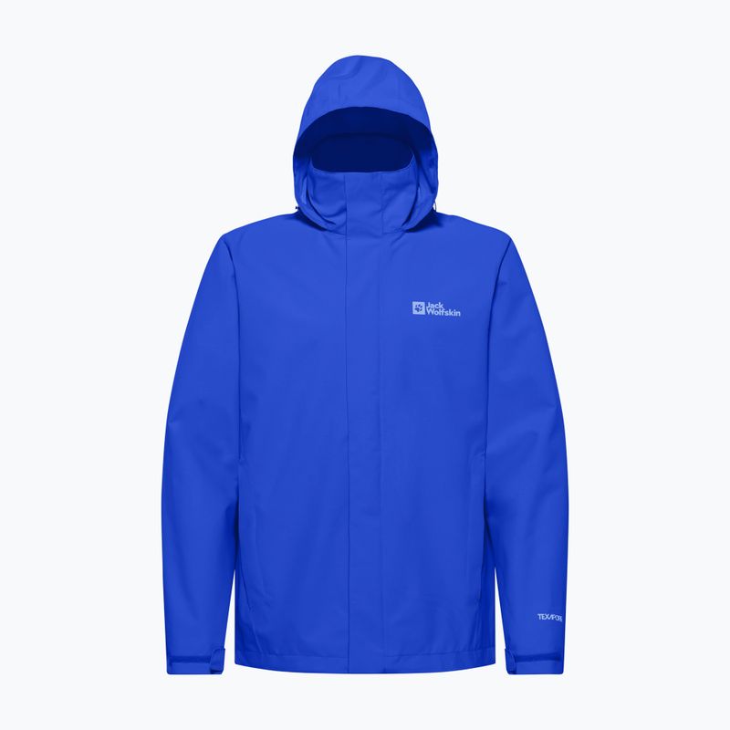 Kurtka przeciwdeszczowa męska Jack Wolfskin Trailtime 2L vibrant blue 10