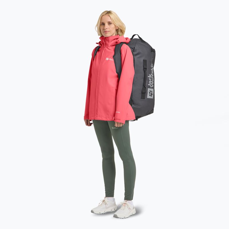 Kurtka przeciwdeszczowa damska Jack Wolfskin Trailtime 2L sunset coral 2