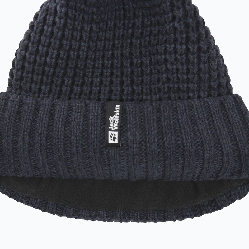 Czapka zimowa damska Jack Wolfskin Medley Knit Beanie dark navy 3