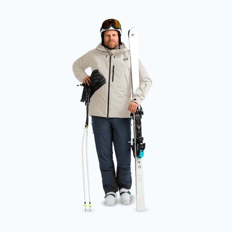 Kurtka narciarska męska Jack Wolfskin Flowline Pro 2L Ins pale sand 2